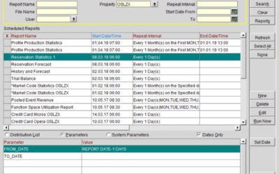 How to set up an Opera reports export