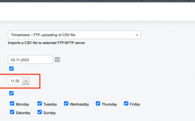 How to trigger a new Planday TKS export file