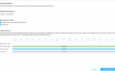 Express planner overview