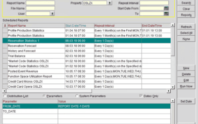 Opera Scheduler setup – Reservation Statistics 1