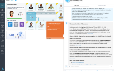 Resize the PIA chat window to fit your screen