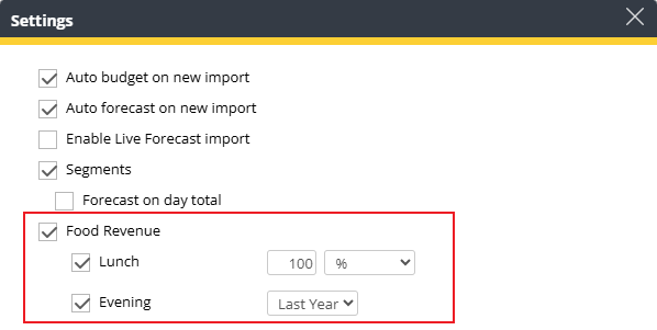 FR1 - Segments setting